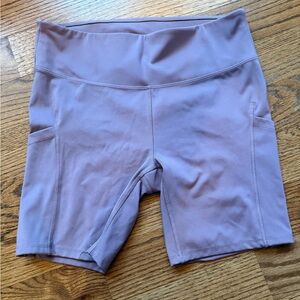 All in Motion Women's Light Purple Bike Shorts